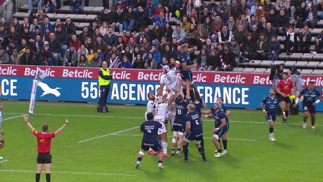 TOP 14 - Essai de Gabriel NGANDEBE (MHR) - Union Bordeaux Bègles - Montpellier Hérault Rugby