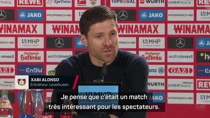 Leverkusen - Xabi Alonso : "Beaucoup de négatif en première période"