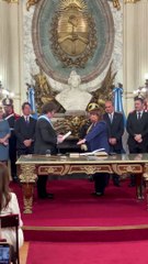 Juró Patricia Bullrich