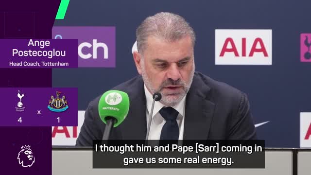 Postecoglou lauds 'excellent' Richarlison in Newcastle demolition