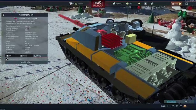 Challenger 3 (P) First Impressions Aerial Superiority Dev Server War Thunder Britain Smoothbore Toreno Rank 8 Tier 8