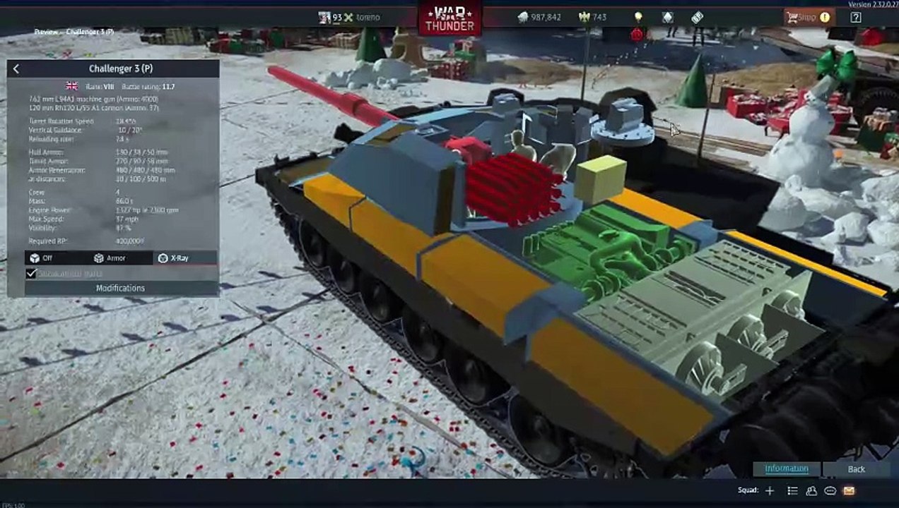 Challenger 3 (P) First Impressions Aerial Superiority Dev Server War Thunder Britain Smoothbore Toreno Rank 8 Tier 8