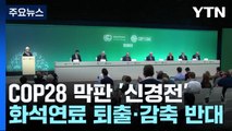 산유국, 화석연료 퇴출 ·감축 공식화 반대...'COP28' 막판 신경전 치열 / YTN