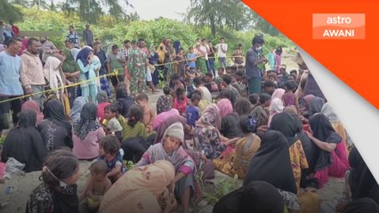 Bot Usang membawa 400 etnik rohingya tiba di Aceh