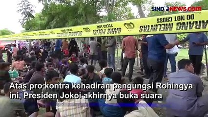 Heboh Pro Kontra Pengungsi Rohingya di RI, Presiden Jokowi Buka Suara