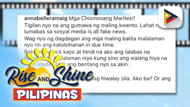 TALK BIZ | Annabelle Rama, itinangging may kinalaman sa rumored break-up nina Richard Gutierrez at Sarah Lahbati