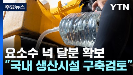 "요소 넉 달분 확보...국내 생산시설 구축 검토" / YTN