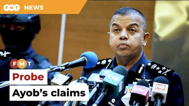 Form independent team to probe Ayob’s claims, govt told