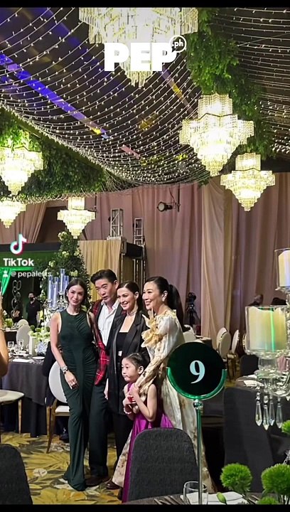 Heart Evangelista, Marian Rivera chatting at FLG’s 84th birthday | PEP Goes To