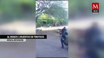 Enfrentamientos armados deja a 3 personas fallecidas en Múgica, Michoacán