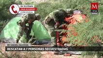 Operativo de fuerzas especiales rescata a 7 personas secuestradas en Zacatecas