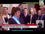 FUE UNA CELEBRACIÓN INTERRELIGIOSA DONDE LE IMPACTÓ A MILEI LO DICHO POR EL OBISPO ARGENTINO