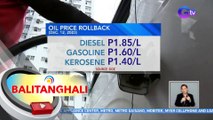 DOE: Oil price rollback ngayong linggo, dahil sa mataas na inventory sa U.S. at mababang demand ng China | BT
