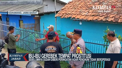 Ibu-Ibu Di Karawang Gerebek Tempat Prostitusi