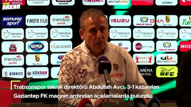 Trabzonspor teknik direktörü Abdullah Avcı: Zamana değil sabra ihtiyacımız var