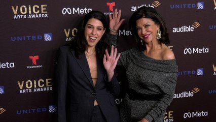 Shohreh Aghdashloo 2023 Voice Arts Awards Gala Red Carpet Fashion with Tara Touzie