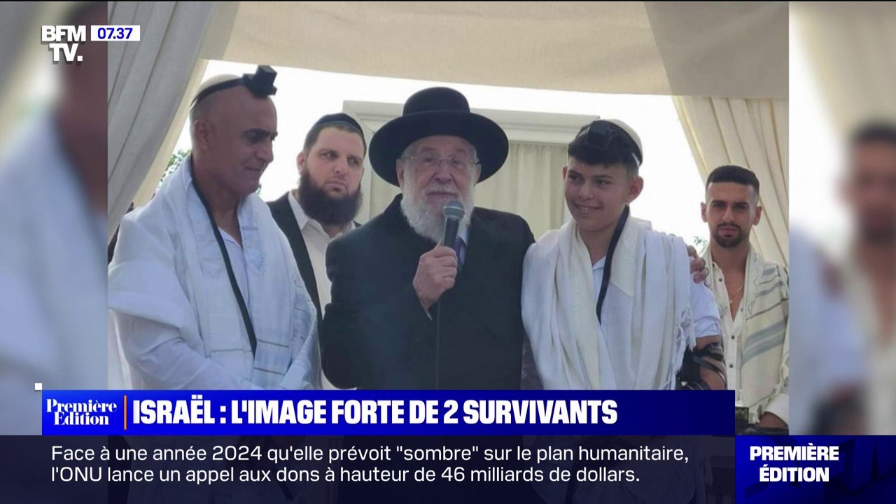 L'image forte d'un survivant des attaques du Ha...