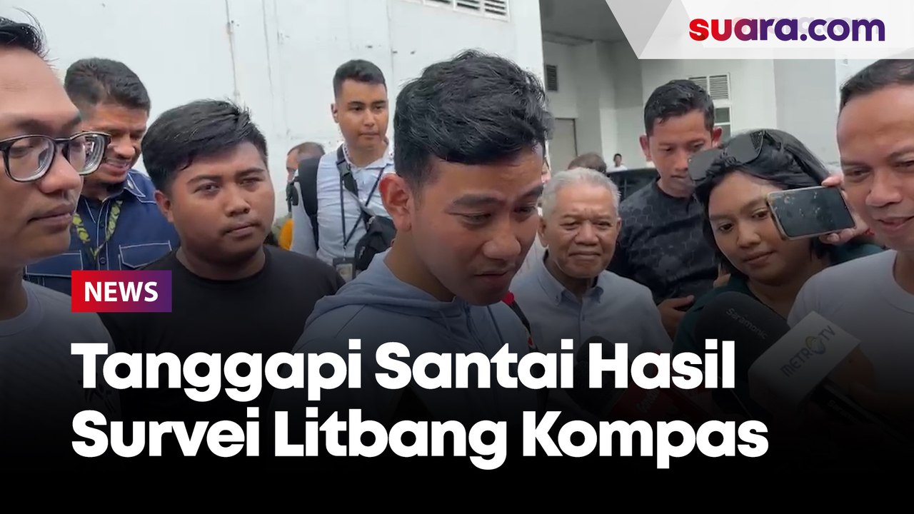 Tanggapi Santai Hasil Survei Litbang Kompas, Gibran: Kalau Turun Laporin, Kalau Naik Nggak Usah