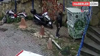 Beyoğlu Cihangir'de Giysi Kumbarası Hırsızlığı