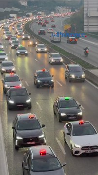 Blocage des taxis à Marseille : opérations escargot sur les autoroutes à l'entrée de la ville