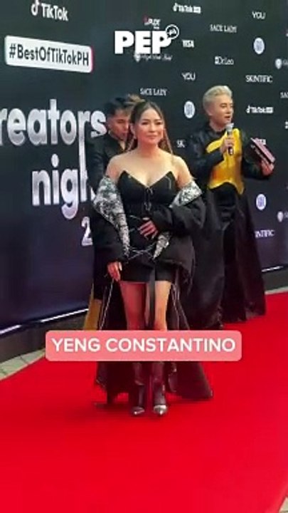 Yeng Constantino at the red carpet of the Best of TikTok PH 2023 #PEP #shorts