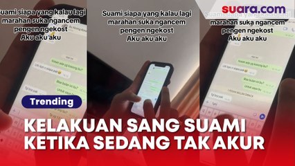 Bikin Ngakak! Wanita Ini Bongkar kelakuan Sang Suami Ketika Sedang Tak Akur : Dramatis Banget...