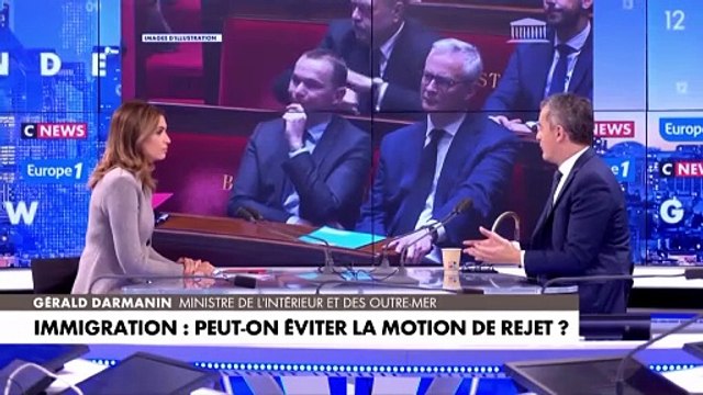 Loi immigration : si la motion de rejet est votée, «ce serait un déni de démocratie», affirme Gérald Darmanin