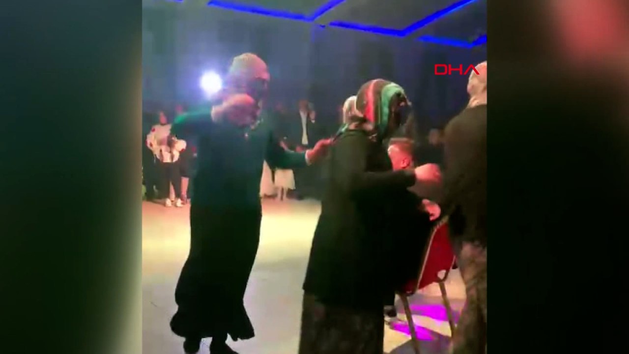 DÜğünde kadın kıyafeti giyip damada şaka yaptılar