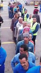 طوابير طويلة من  الناخبين أمام اللجان الانتخابية بالبحر الأحمر