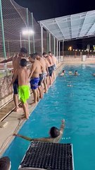 swimming jump pool