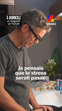 Manu Payet se livre sur le stress et la solitude juste avant de monter sur scène.