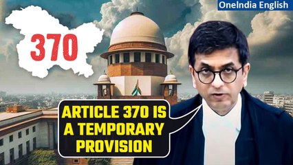 Video herunterladen: Article 370 verdict: SC upholds abrogation of Article 370 valid; polls by Sep 2024 | Oneindia News