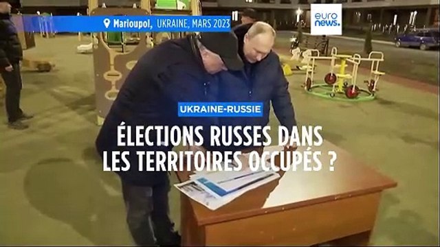 Kyiv ne veut pas de présidentielle russe dans les territoires ukrainiens occupés