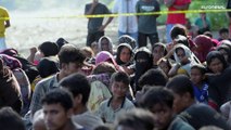 شاهد: 200 لاجئ من الروهينغا المسلمة يصلون إلى أحد شواطئ إندونيسيا
