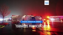 Uma criança entre os seis mortos devido a tornados nos Estados Unidos