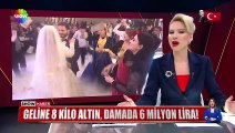 حفل زفاف تركي يثير الجدل بسبب المشغولات الذهبية وملايين الليرات