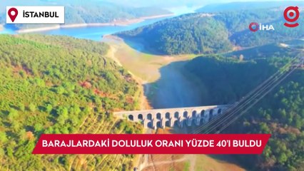 İSKİ son durumu paylaştı: Yağışlarla barajlardaki doluluk oranı yüzde 40'ı buldu