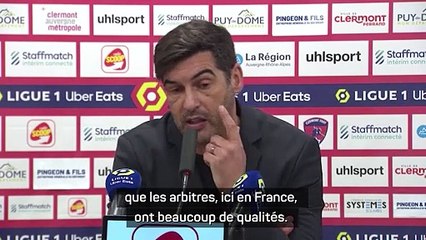 Fonseca se plaint de l'arbitrage