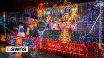 Dad decorates house with 70,000 lights requiring 90 switches