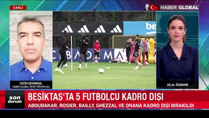 Beşiktaş'ta 5 futbolcu kadro dışı bırakıldı!