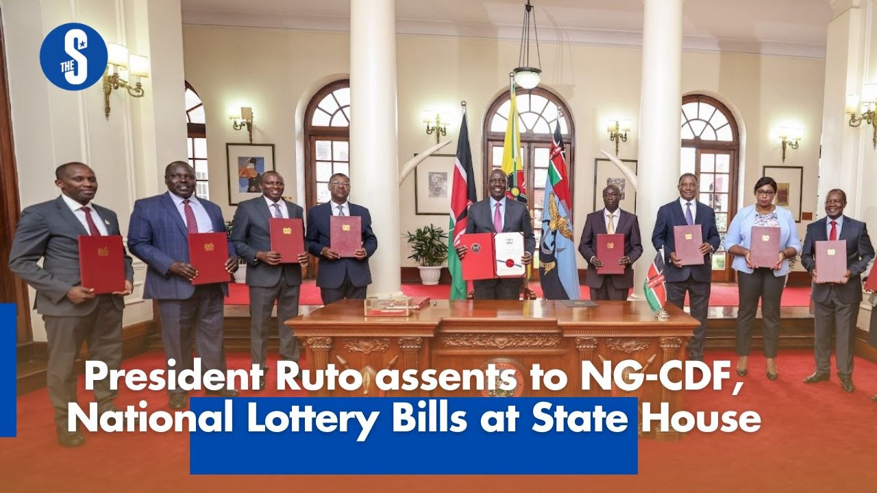 President Ruto assents to NG-CDF, National Lottery Bills at State House