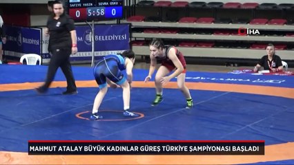 Mahmut Atalay Büyük Kadınlar Güreş Türkiye Şampiyonası, Çorum’da başladı