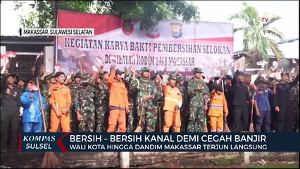 Bersih  Bersih Kanal Demi Cegah Banjir Wali Kota Terjun Langsung