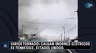 Varios tornados causan enormes destrozos en Tennessee, Estados Unidos