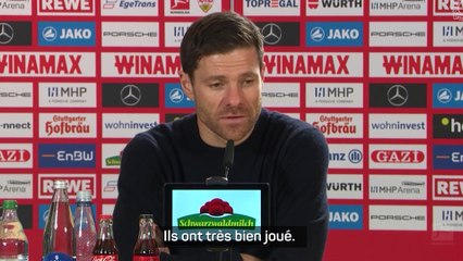 Xabi Alonso : "Beaucoup de négatif en première période"