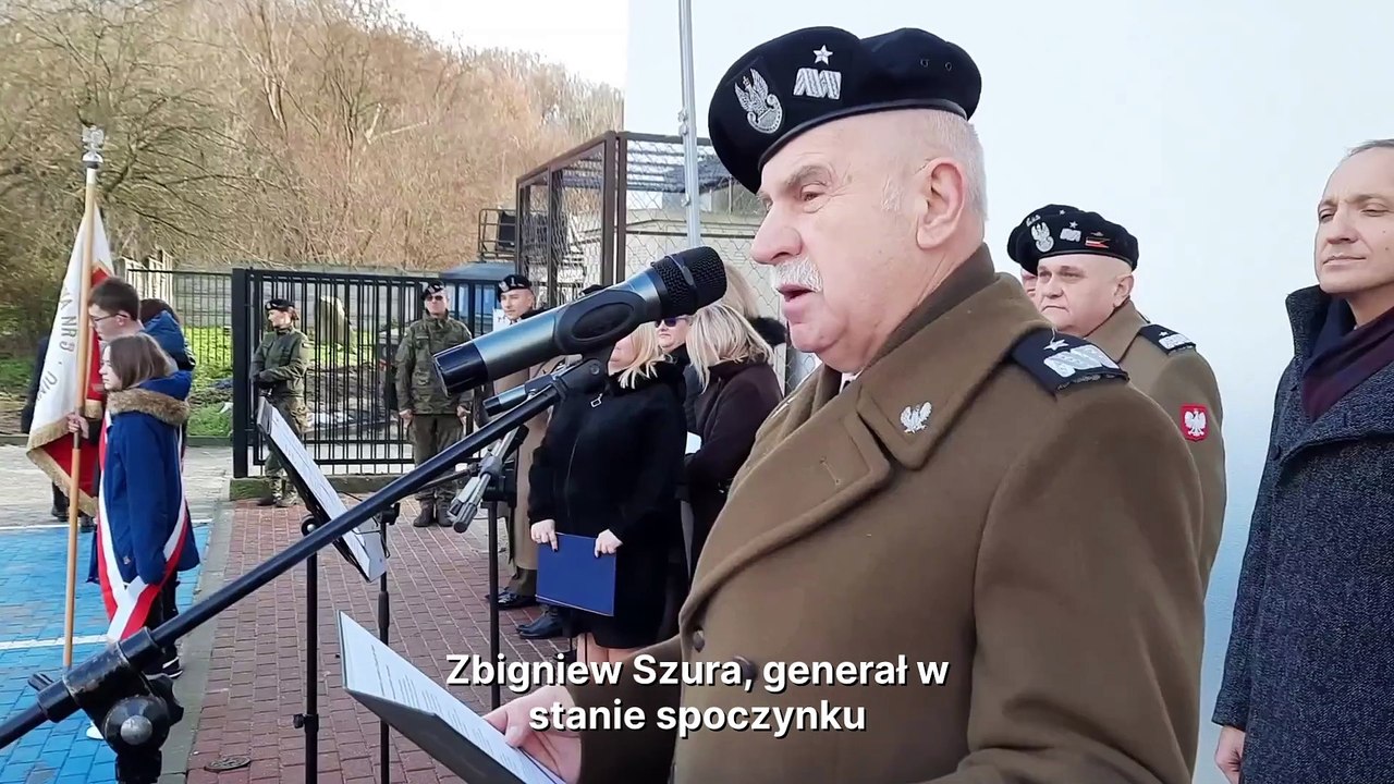 Gazeta Lubuska. Odsłonięcie muralu generała Maczka w Żaganiu