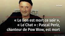 « Le lion est mort ce soir », « Le Chat » : Pascal Periz, chanteur de Pow Wow, est mort