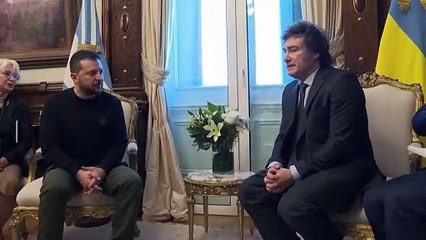 Zelensky se encontra com líderes sul-americanos na Argentina