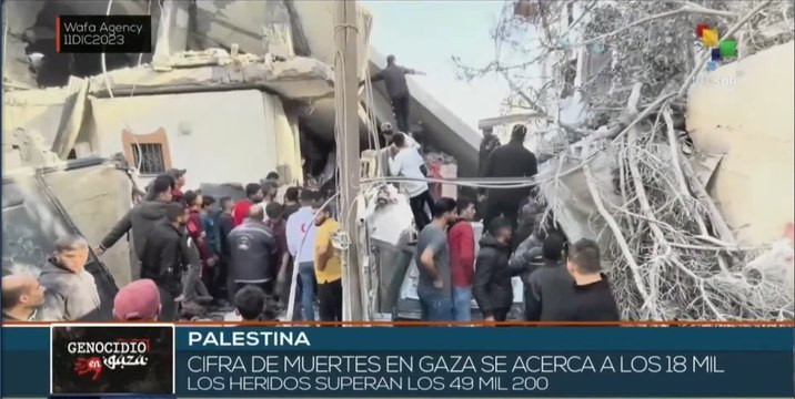 Casi 18.000 gazatíes han muerto desde inicio de operación israelí
