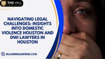 Navigating Legal Challenges Insights into Domestic Violence Houston and DWI Lawyers in Houston